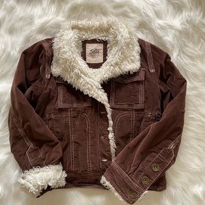 Girls Brown Justice Jacket